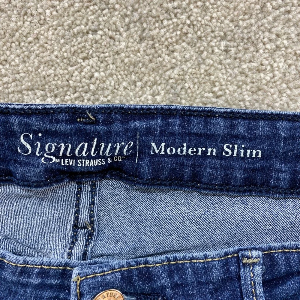 Signature‎ by Levi Strauss & Co. Modern Slim Jeans Mens 33x30 Blue Slim